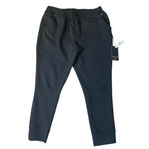 Kenneth Cole Active Mens Tech Jogger Pants XL Black Stretch Athleisure UPF NWT